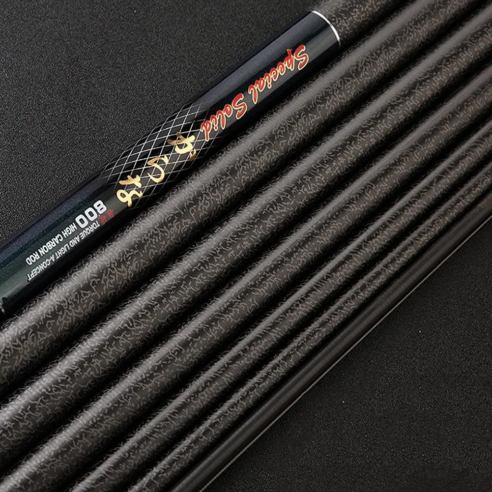 Angelrute Carbon Teleskop Angelrute 8M 9M 10M 11M 12M 13M 14M 15M 16M Lange Rute Nesting Rod Angelausrüstung (Size : 15m)