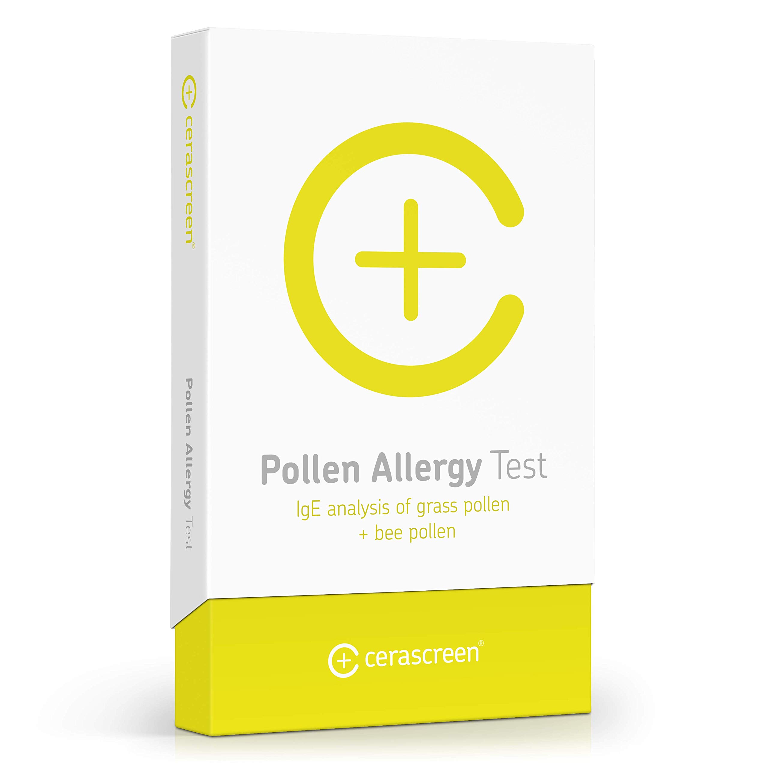 Pollen Allergy Test Kit by CERASCREEN - IgE Analysis of the 16 most common grass & flower pollen | Determine possible triggers via self-test from home | Certified Medical Laboratory I Detailed Results