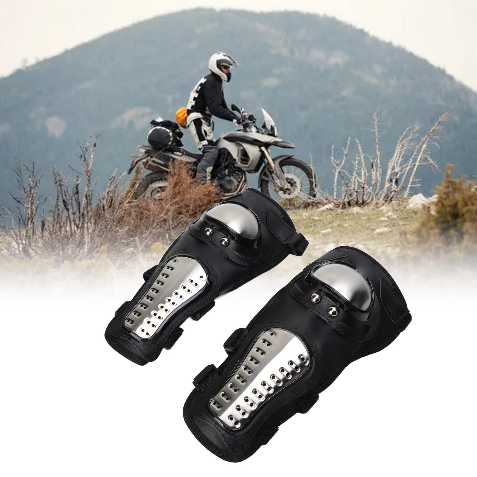 Natudeco Motorcycle Elbow Guards Protective Elbow Gear Cycling Elbow Guards Motorbike Elbow Gear Protector for All People