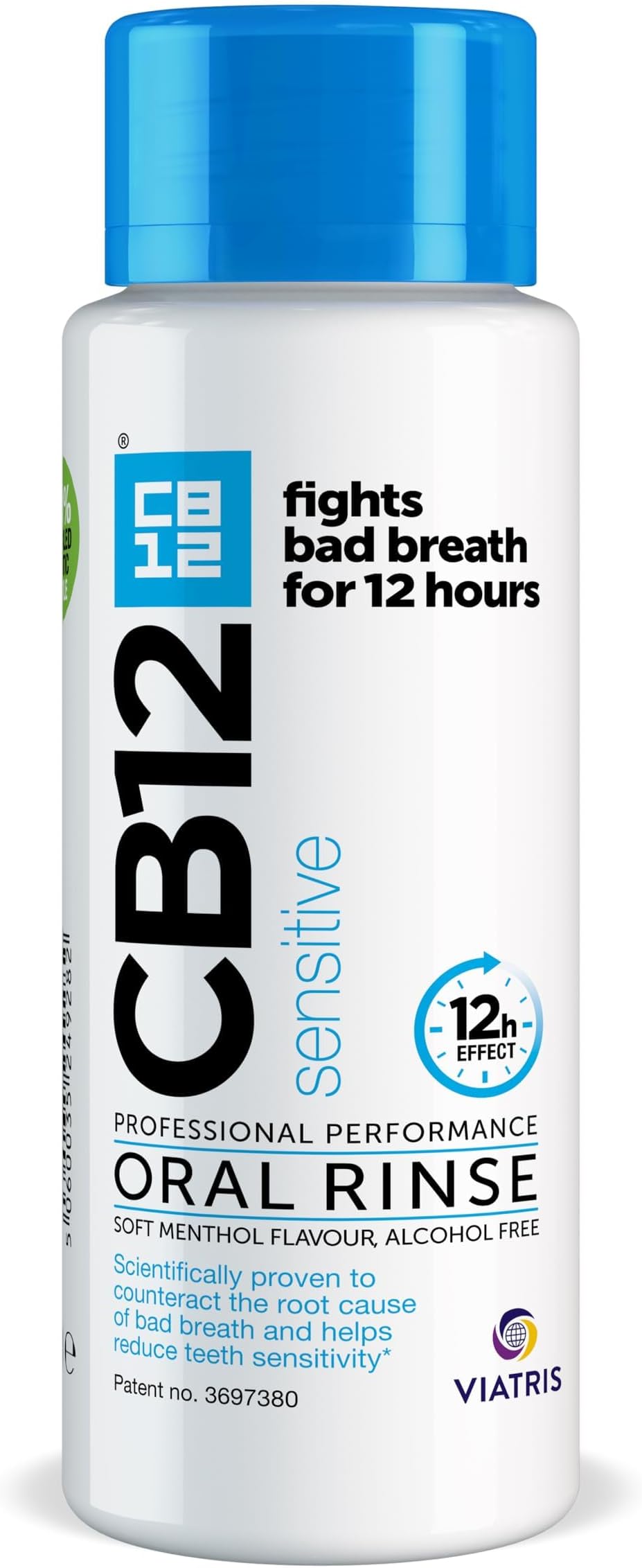 CB12 Sensitive Mouthwash - Light Blue and White