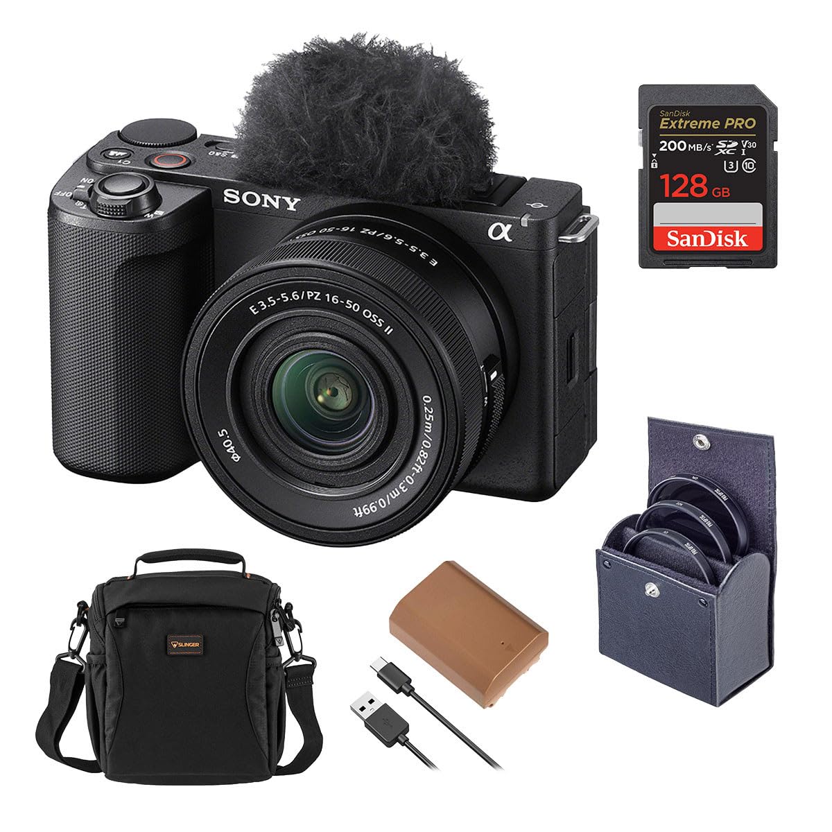 Amazon.com : Sony Alpha ZV-E10 II Mirrorless Camera with E PZ 16
