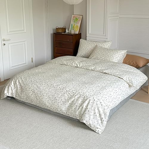 Miniatura 2 de BlueBlue Juego de funda de edredón con diseño de conejo tamaño Queen, 100% algodón, ropa de cama para niños, niñas, adolescentes, con dibujos