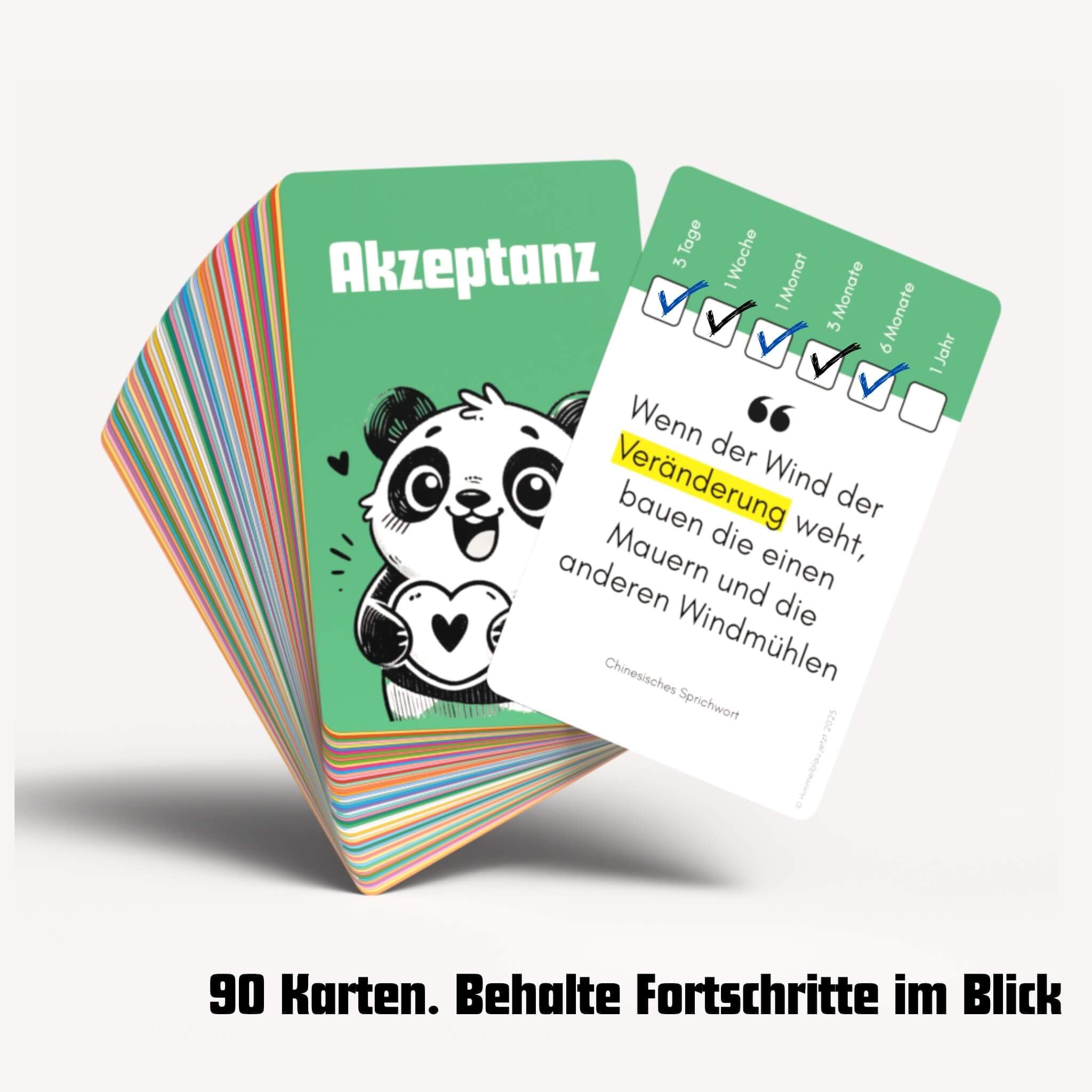 Himmelblau 5 Werte ins Glück – 90 Werte Karten für das, was wirklich zählt im Leben. Die Achtsamkeitskarten und Coaching Karten zur Persönlichkeitsentwicklung von Thomas Reinbacher