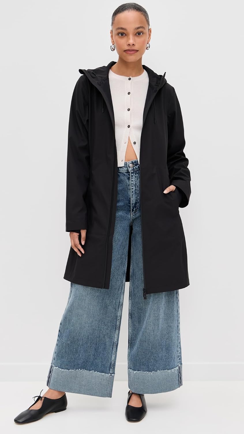 RAINS Women's Suva Hardshell Long Jacket - Image 3