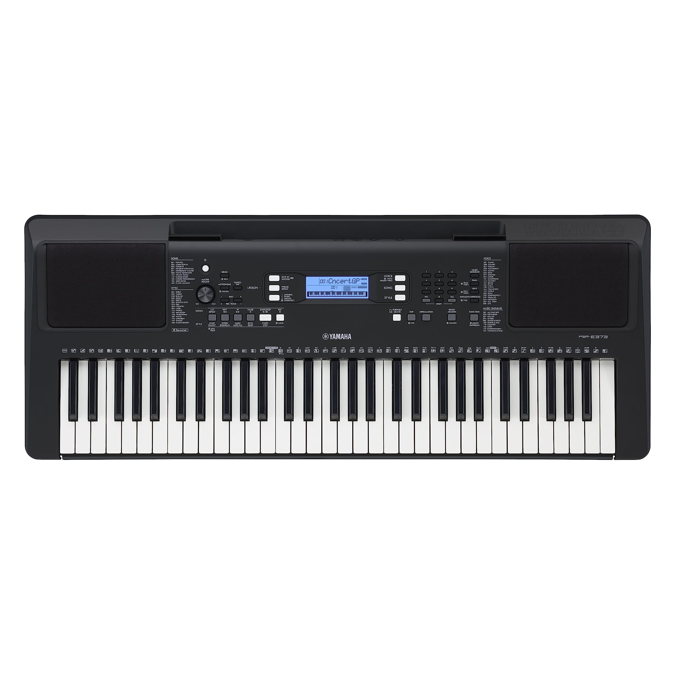 Yamaha PSR-E373 61-Key Digital Keyboard with Touch-Sensitive