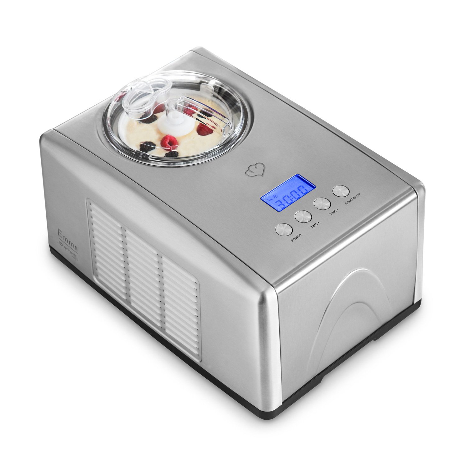 Buy Ice Cream Maker Emma with Compressor 150W, 1.5L, Stainless Steel
