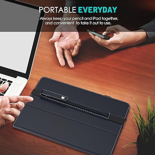 Vista 8 de Soporte para bolígrafo para iPad Pro 9.7 de Moko, índigo (1-Indigo)