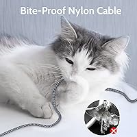 Vista 5 de Cable Ethernet Cat 7. Cable de Internet trenzado de nailon Cat 7. Cable de Ethernet. Cable de red RJ45. Cable LAN Cat7 para PC, Mac, router