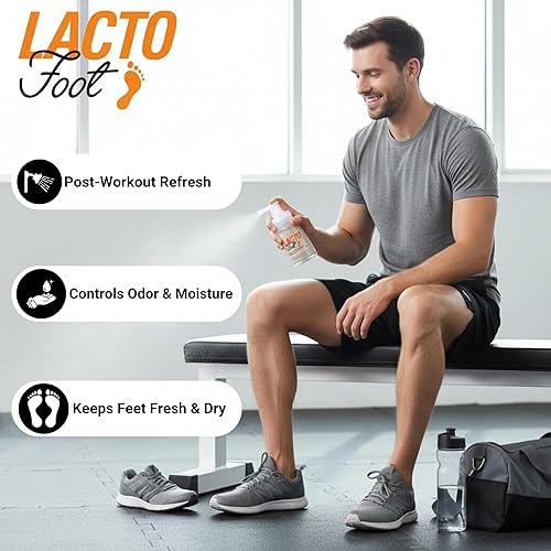 Miniatura 2 de pH4 LactoFoot - Polvo probiótico para pies, aroma a polvo de bebé, desodorizante natural y cuidado de la frescura, con complejo probiótico, caolín y
