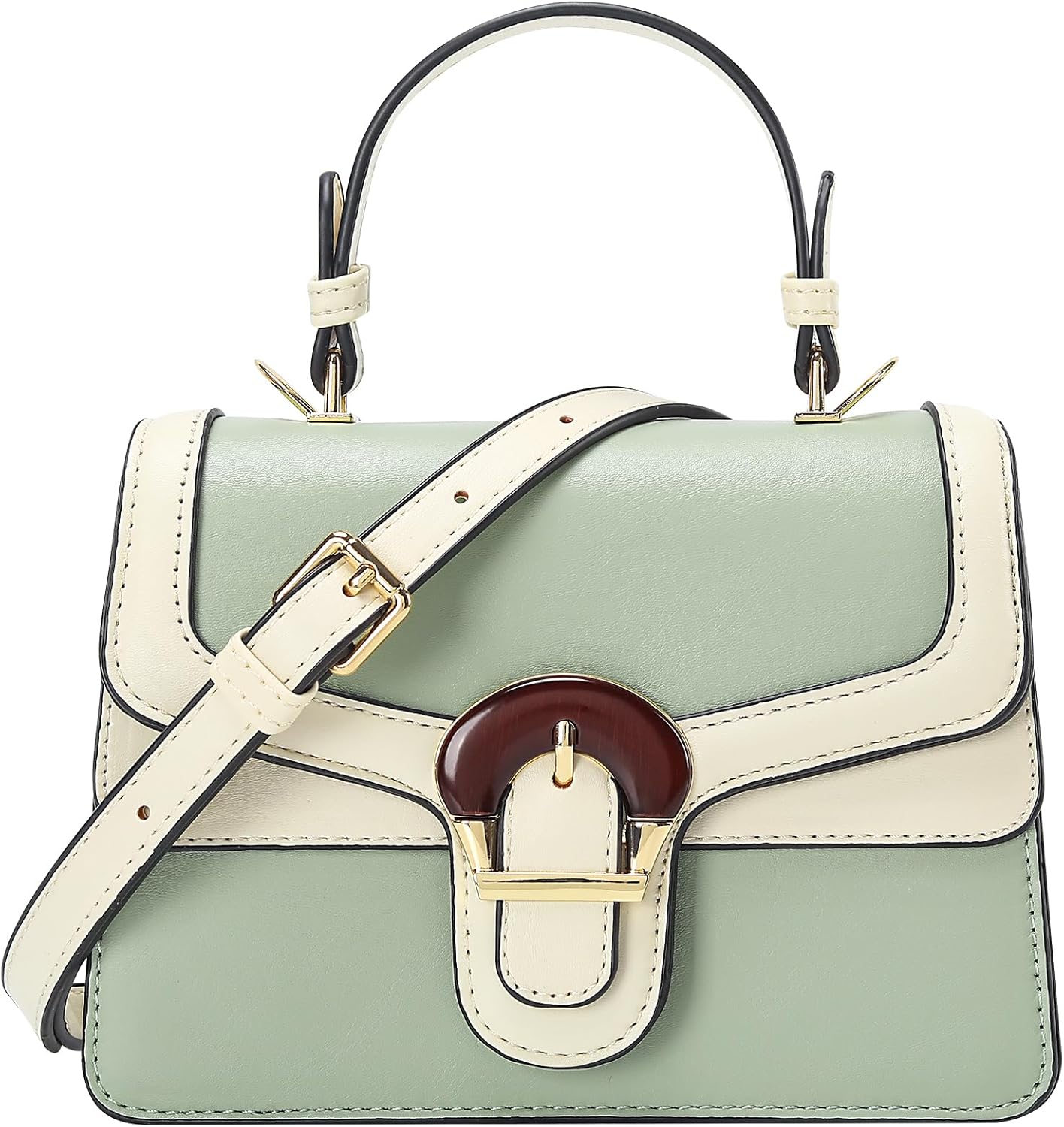 Crossbody Bags for Women Small Cross Body Purse Shoulder Bag Top Handle Handbags Leather Satchel Bags for Women