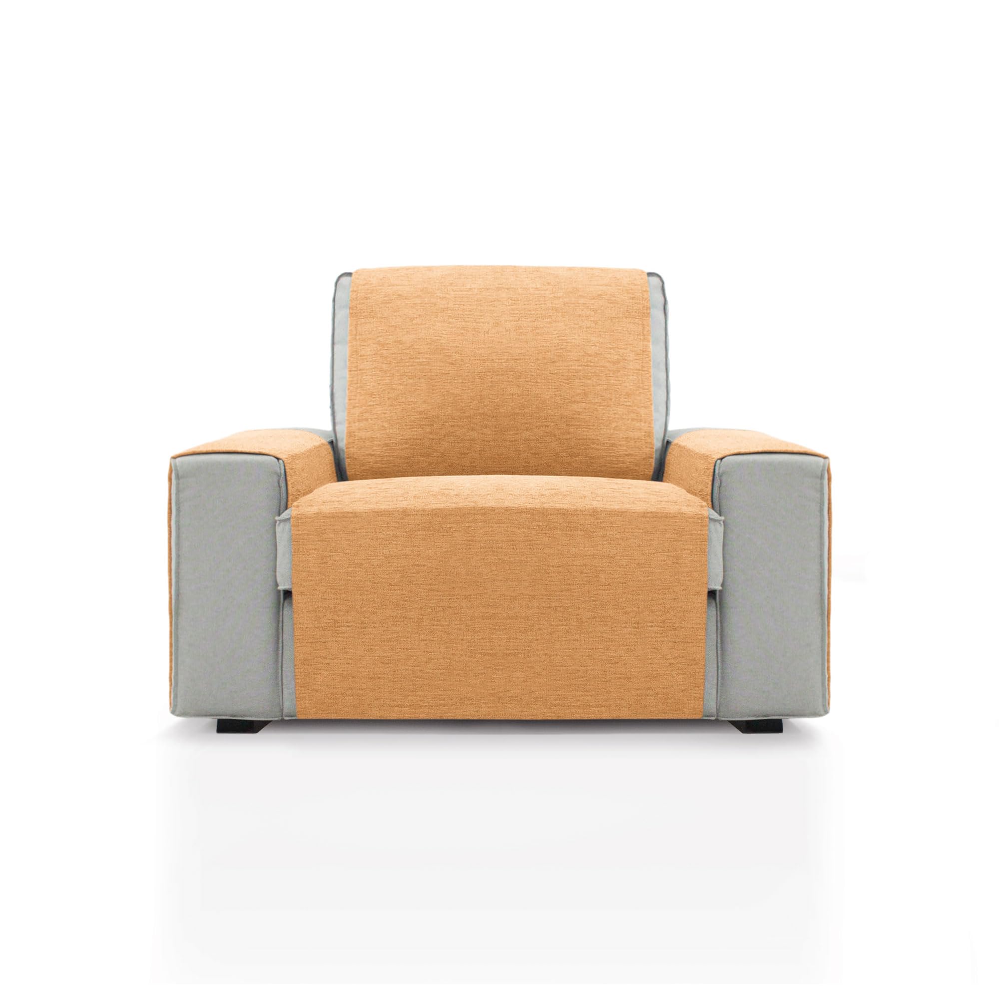 Cover 1 Seater Armchair or Relax Chair 55 cm | PEGO Model | Dore | Chenille Extra Soft Touch, Quality Chair Protector Made in Spain with Recycled Material