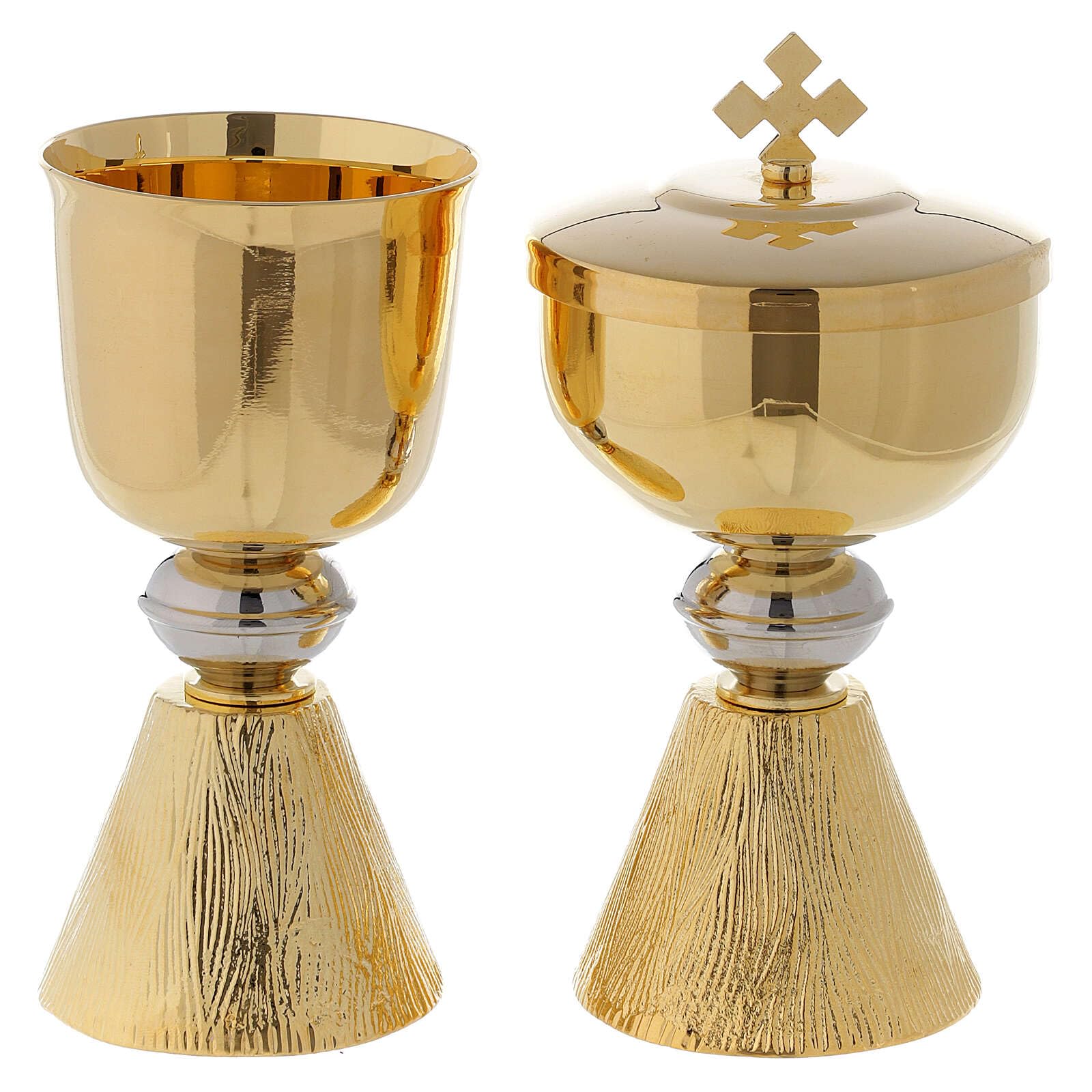 Holyart Calice e Pisside base decorata, Calice