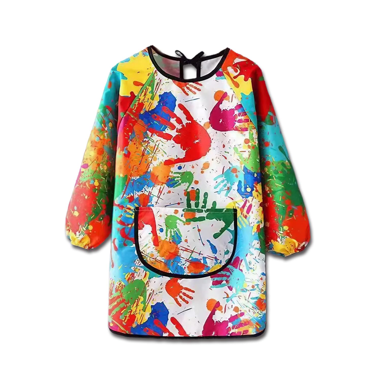 Delantal para colorear para niños, bata de pintura escolar para 7-11 años, niña, niño, impermeable, con bolsillos, delantal de cocina, delantal para niños, ajustable, delantal para manualidades,