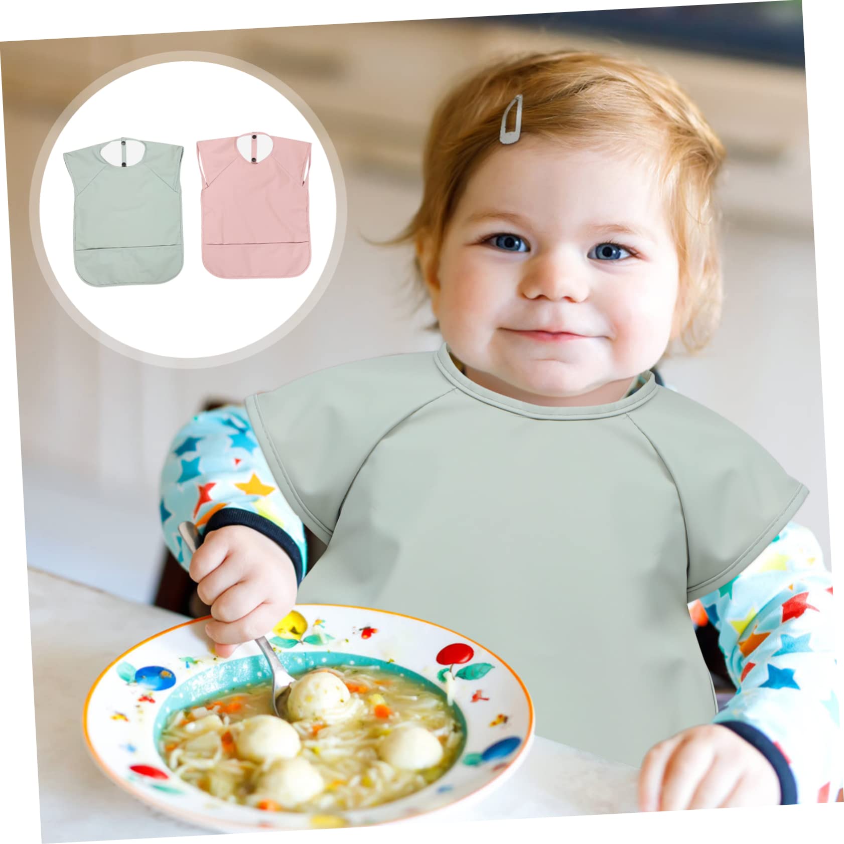 Abaodam Bambino Che Mangia Bavaglino Bavaglino Impermeabile Per Il Bambino Bambino Che Mangia Grembiule Bavaglini Impermeabili Per Bambini Bavaglino Per Neonati Alla Moda Bavaglini Per