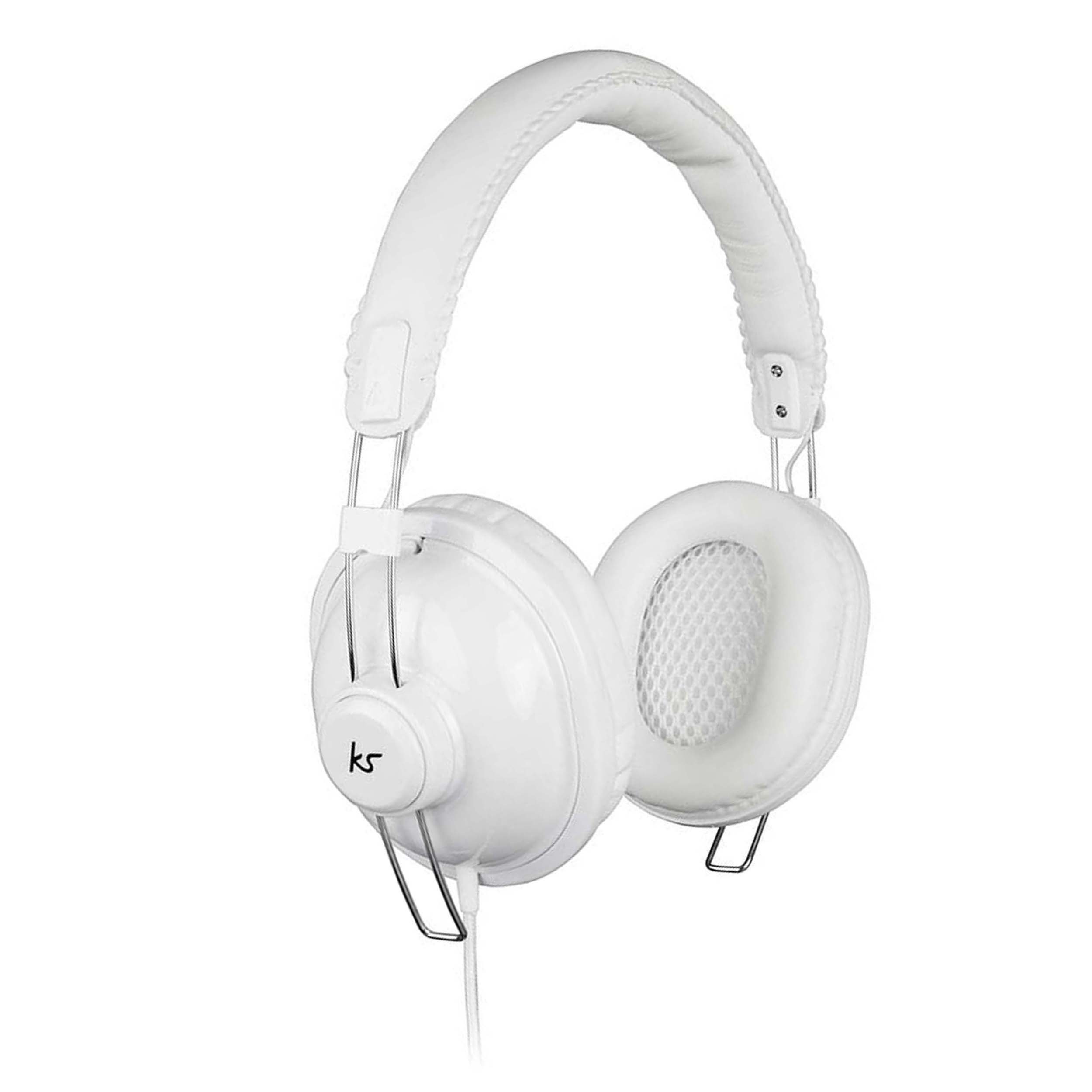 KitSound Levellers Sound Limiting Headphones Suitable for Kids Compatible with iPhone, iPad, iPod, Samsung, Android, Tablets and MP3 Devices (Pure-White)
