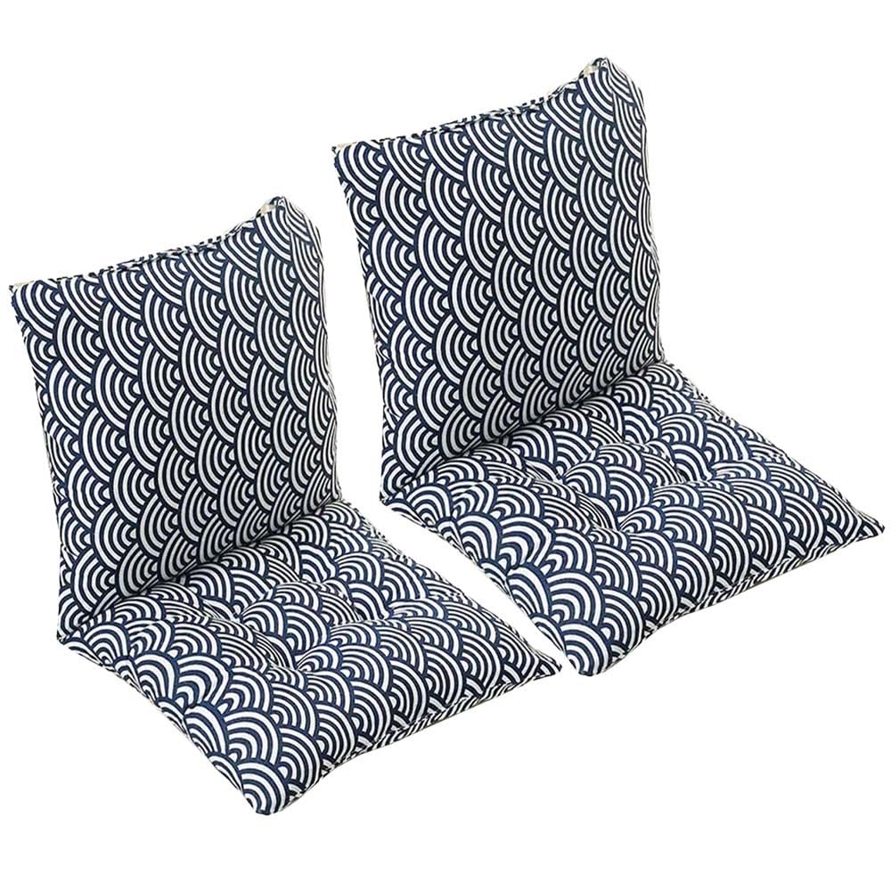 Coussin De Chaise Rond -Carrés 45X45 Cm Coussin De Siège Respirant Coussin Coton Et Lin Hyper