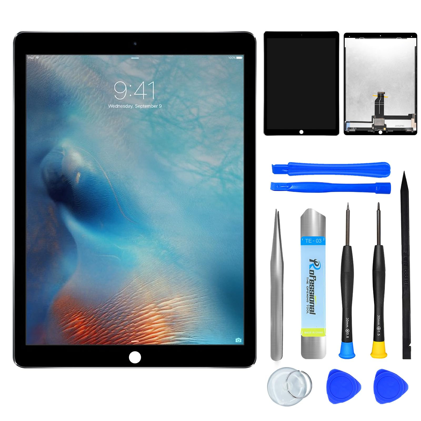 NB+ Screen Replacement For iPad 9th 10.2" (A2602 A2603 A2604 A2605) Generation Touch Screen Digitizer 2021 Pre-Installed Adhesive (Not LCD display) — view 27