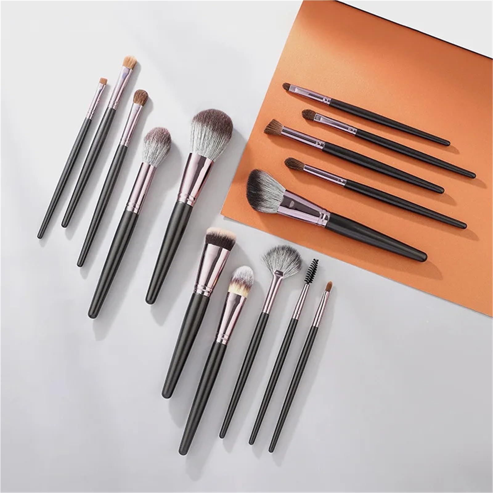 Pinselset Makeup Komplettes Set an Make-up-Werkzeugen, Make-up-Pinsel-Set mit 15 Tierhaaren, loser Puderpinsel, Rougepinsel