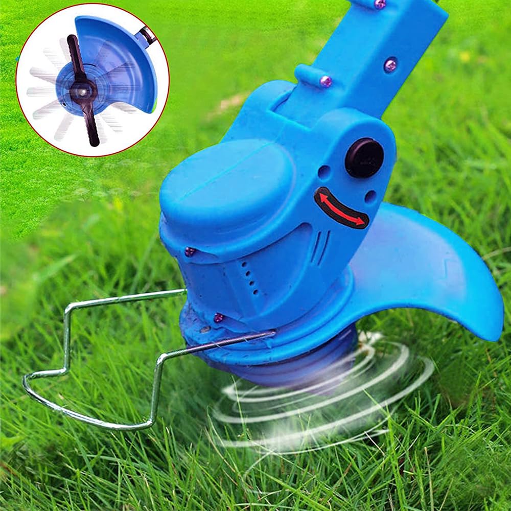Kit de jardinería 4 en 1 a batería de 88 V con motosierra, alicates, soplador y desbrozadora, 2 baterías recargables, juego completo para poda y limpieza de jardín