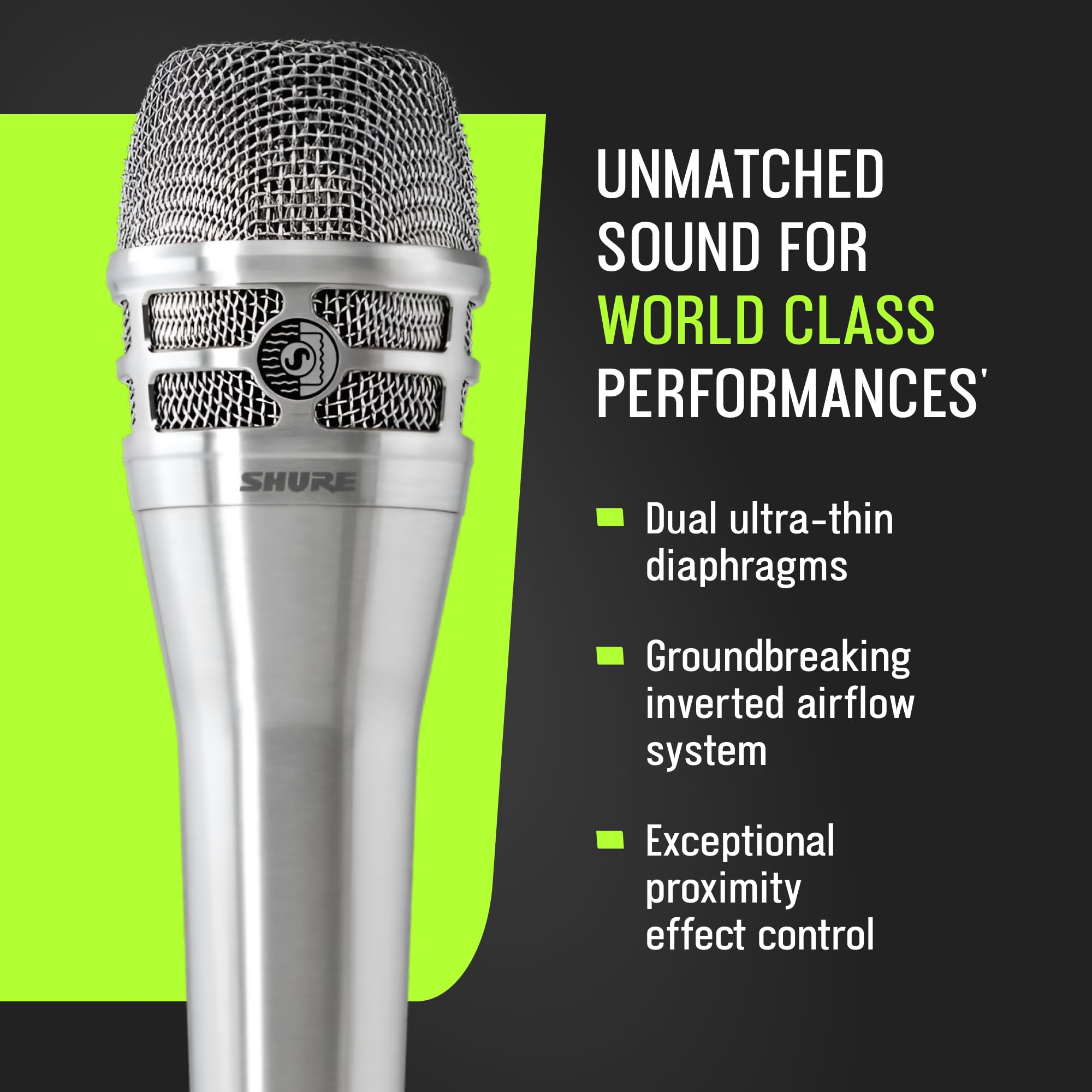 SHURE（シュア） KSM8 ダイナミックマイク 正規品 楽天市場】SHURE シュア KSM8 (KSM8/B-J / KSM8/N-J) ダイナミック