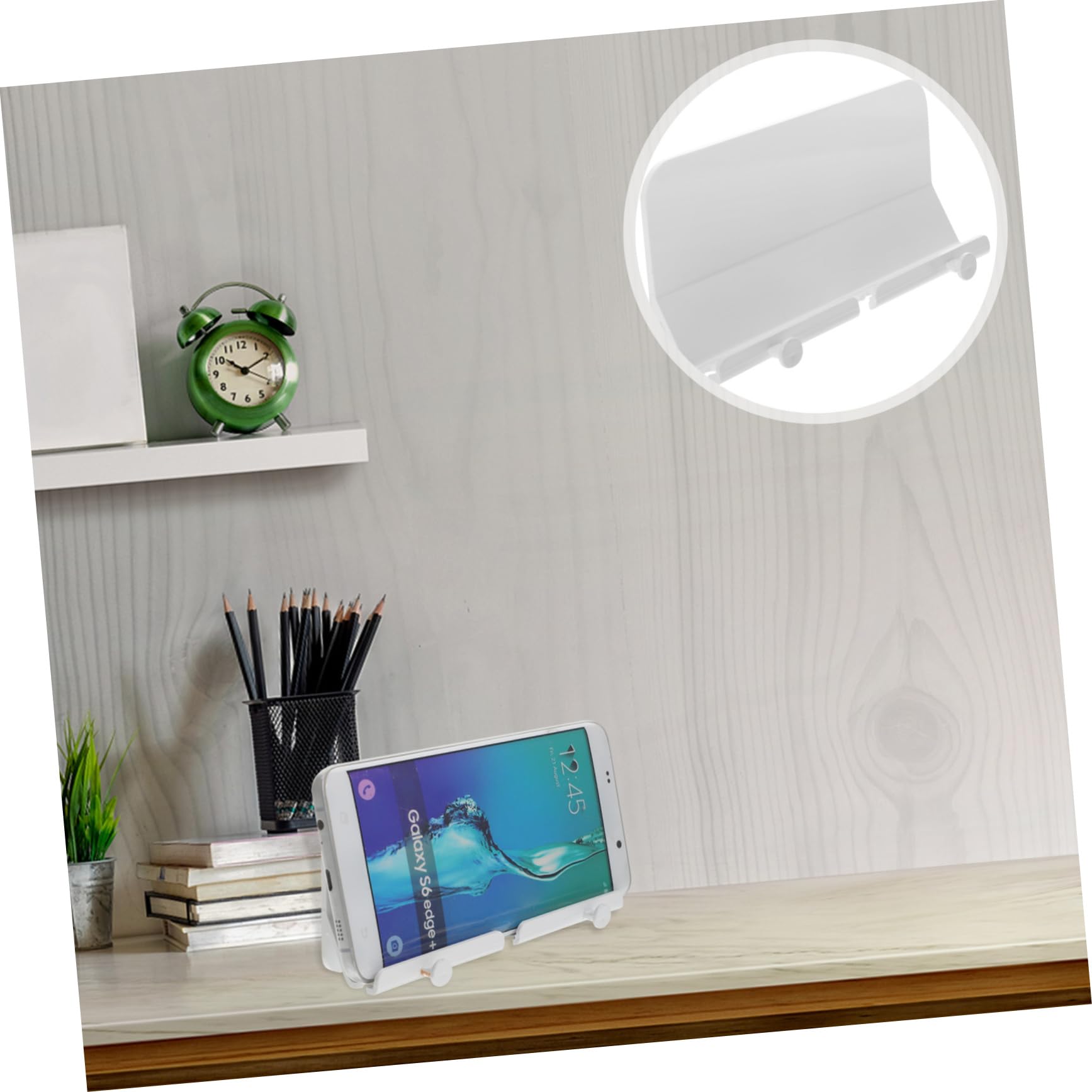 Gadpiparty 8pezzi Supporto Da Muro Per Smartphone Autoadesivo Con Gancio Porta Telefono Da Scrivania Per Ricarica Bagno e Cucina Facile Installare Compatibile Con Cellulari e Piccole Tablet
