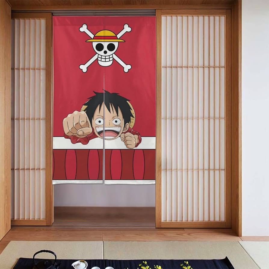 ワンピース　モンキー・D・ルフィ 　暖簾　のれん Amazon｜のれん ワンピース ルフィ ギア5 (1) アニメ 暖簾