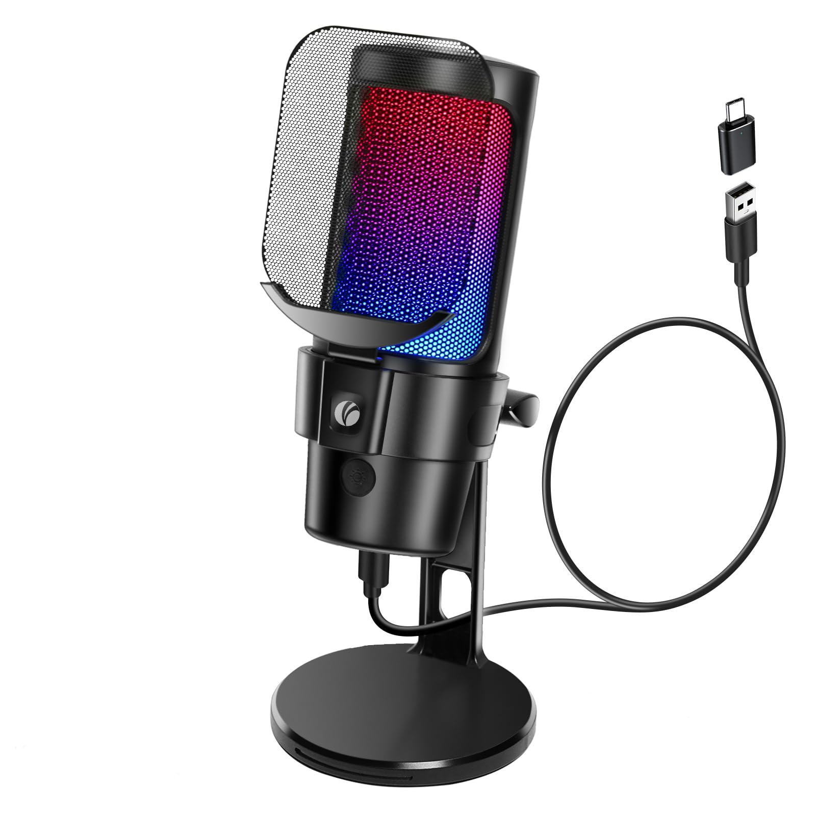 Amazon.co.jp: USB コンデンサーマイク ゲーミングマイク PC マイク