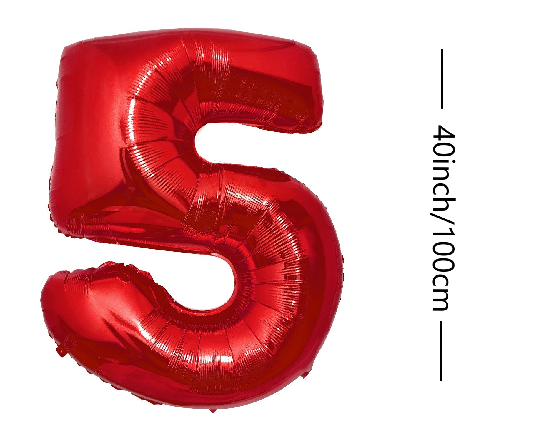 ナンバーバルーン【5】 Amazon | 大きい 数字 5 バルーン バースデー パーティー 誕生日