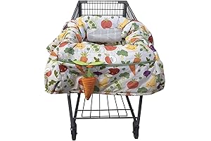 Shopping Cart and High Chair Cover with Changeable SlideLine Carrot Toy