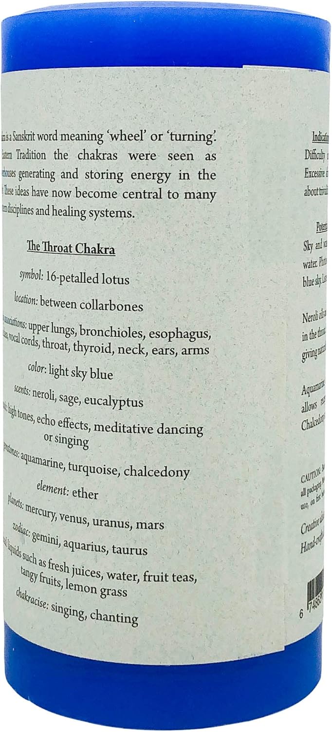 CRYSTAL JOURNEY Candle Pillar Throat, 1 EA