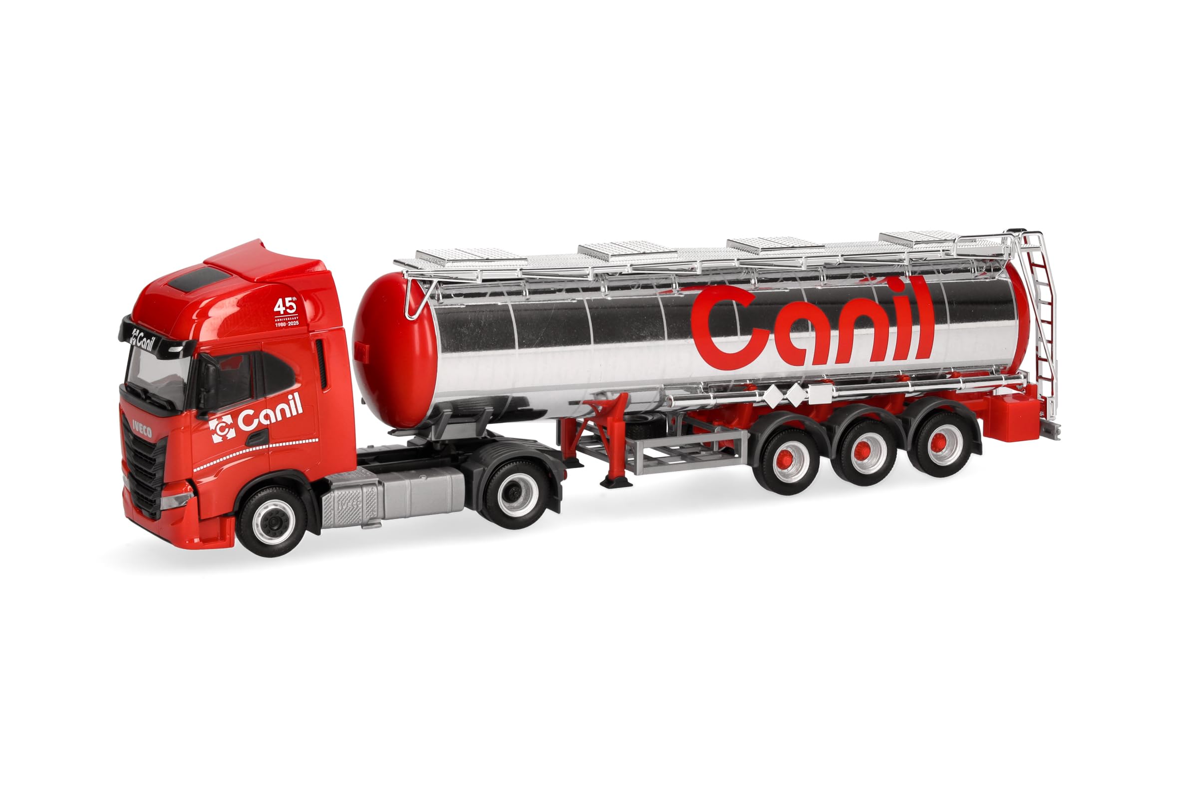 Iveco S-Way Chemical Tank Semi-Trailer Canil 1:87 Herpa