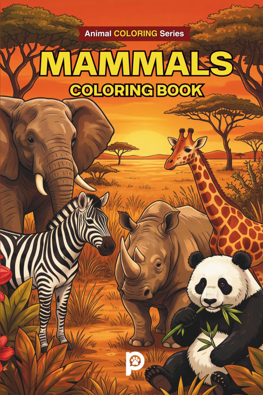 Mammals Coloring Book (Animal Coloring Series)
