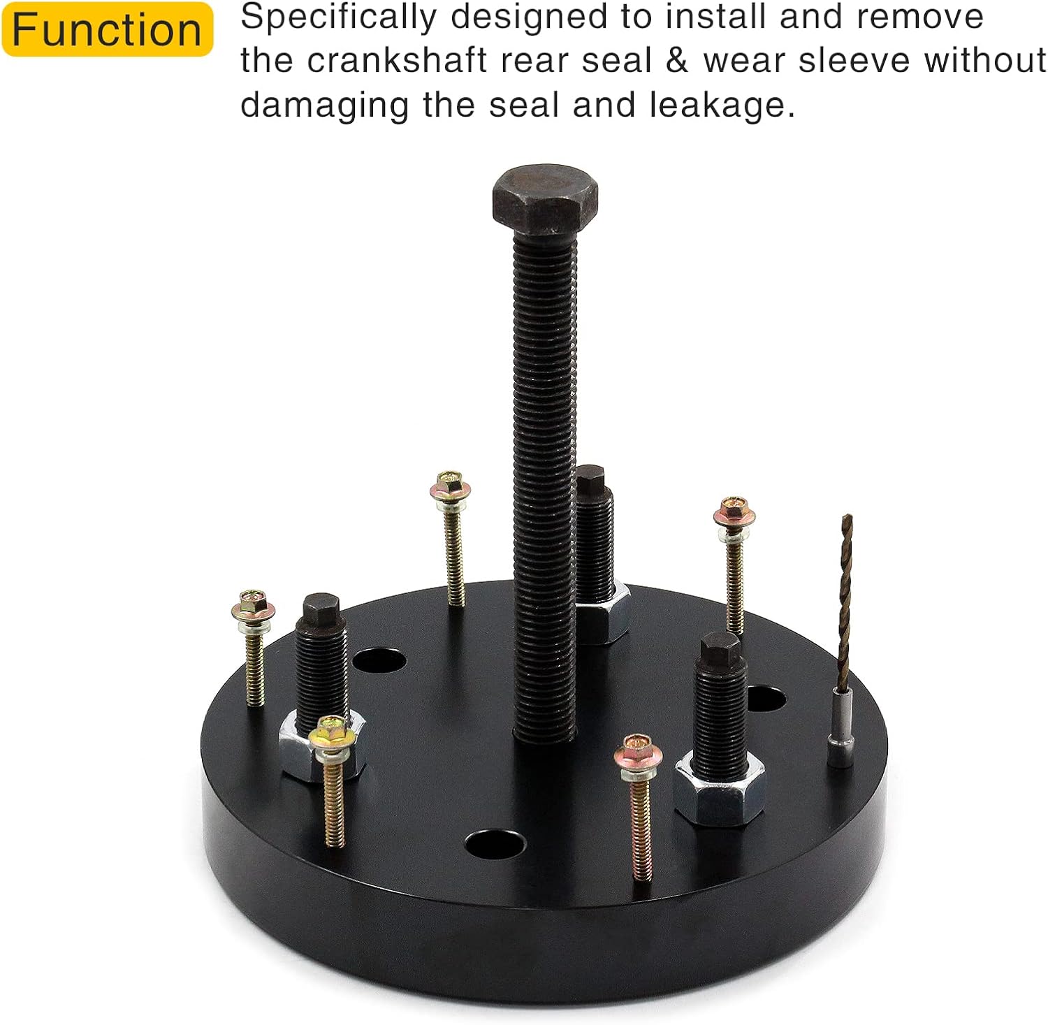 3164780 Crankshaft Rear Main Seal Wear Sleeve Installer Seal Remover Tool Compatible with Cummins QSX ISX ISX12 ISX15, Replace# 3164780 3162994 4965569