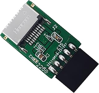 【スモールラボ】USB2.0 9pin Type-E 変換アダプター マザーボード PCケースType-C用アダプター