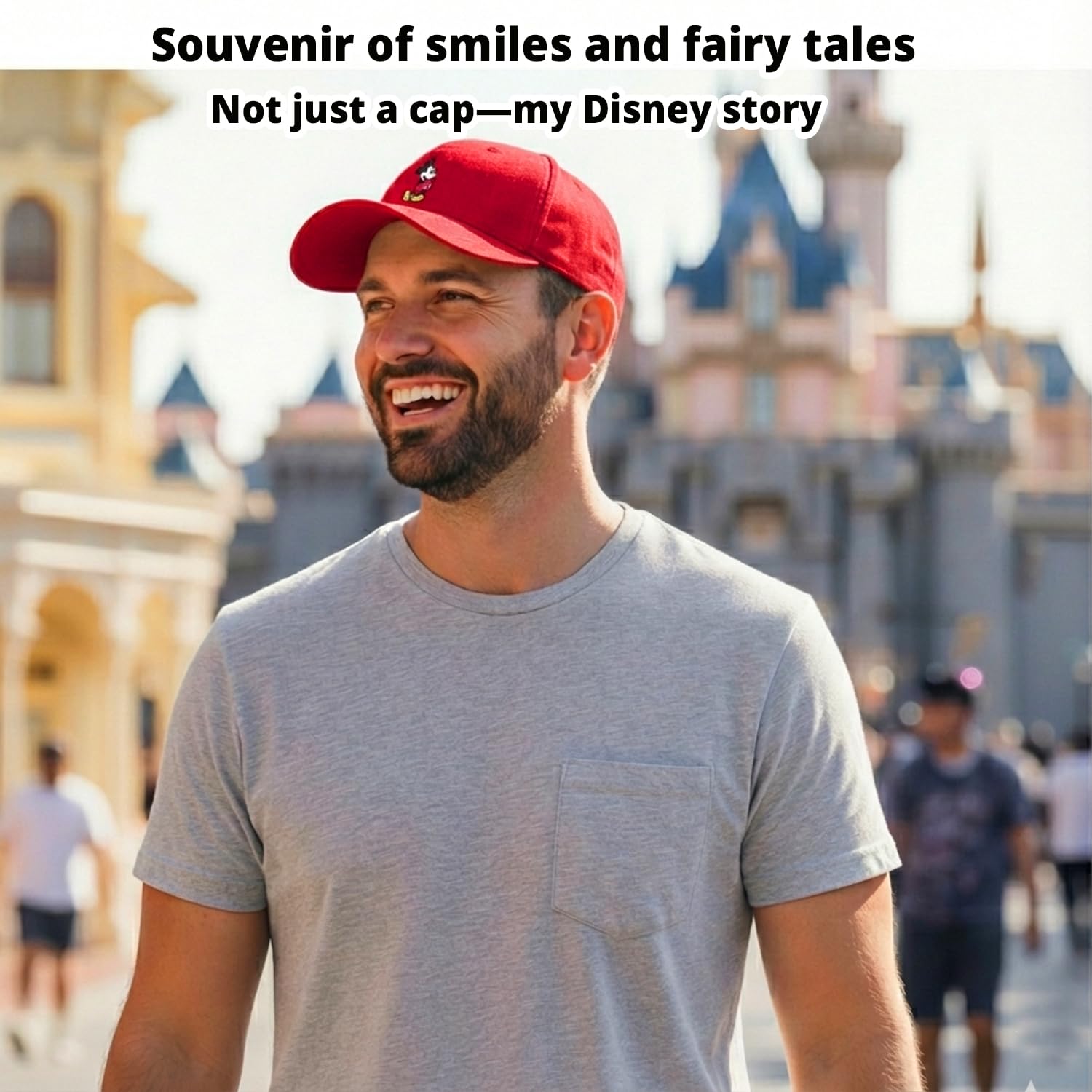 Disney-Baseballkappe für Herren, Mikcy Maus, verstellbare Kappe für Erwachsene
