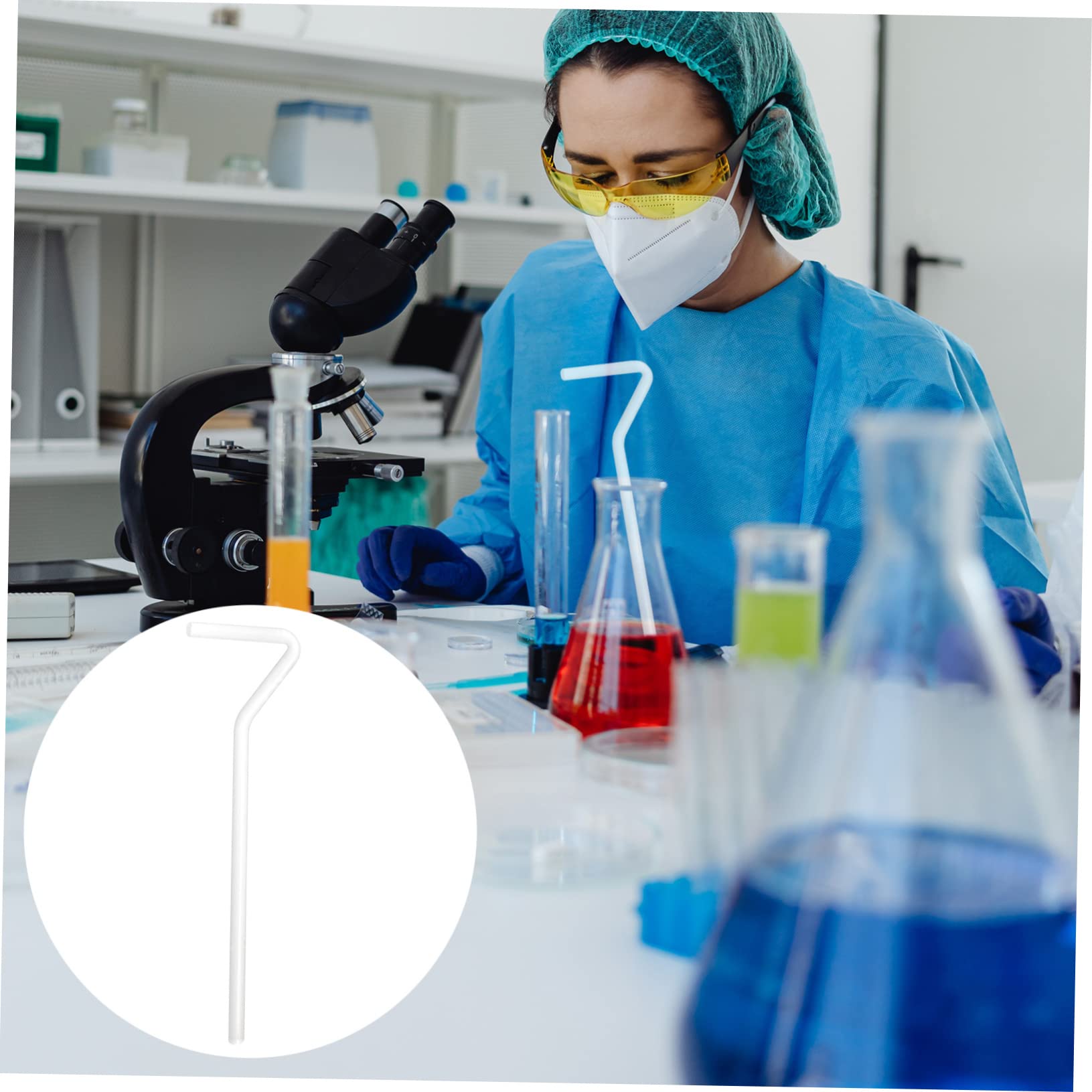 PRETYZOOM Barras De Esparcimiento De Células De Vidrio Para Laboratorio Herramientas De Biotecnología Accesorios Para Experimentos Científicos 4 Piezas X 3