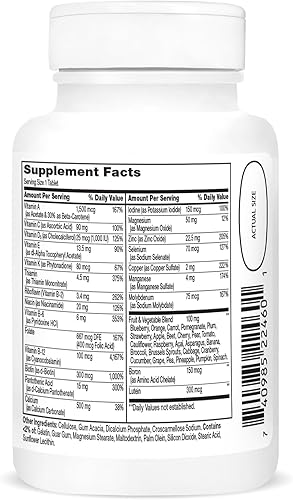 Miniatura 2 de 21st Century Wellify - Multivitaminas con minerales para mujer, más de 50 unidades, 65 unidades (22460)