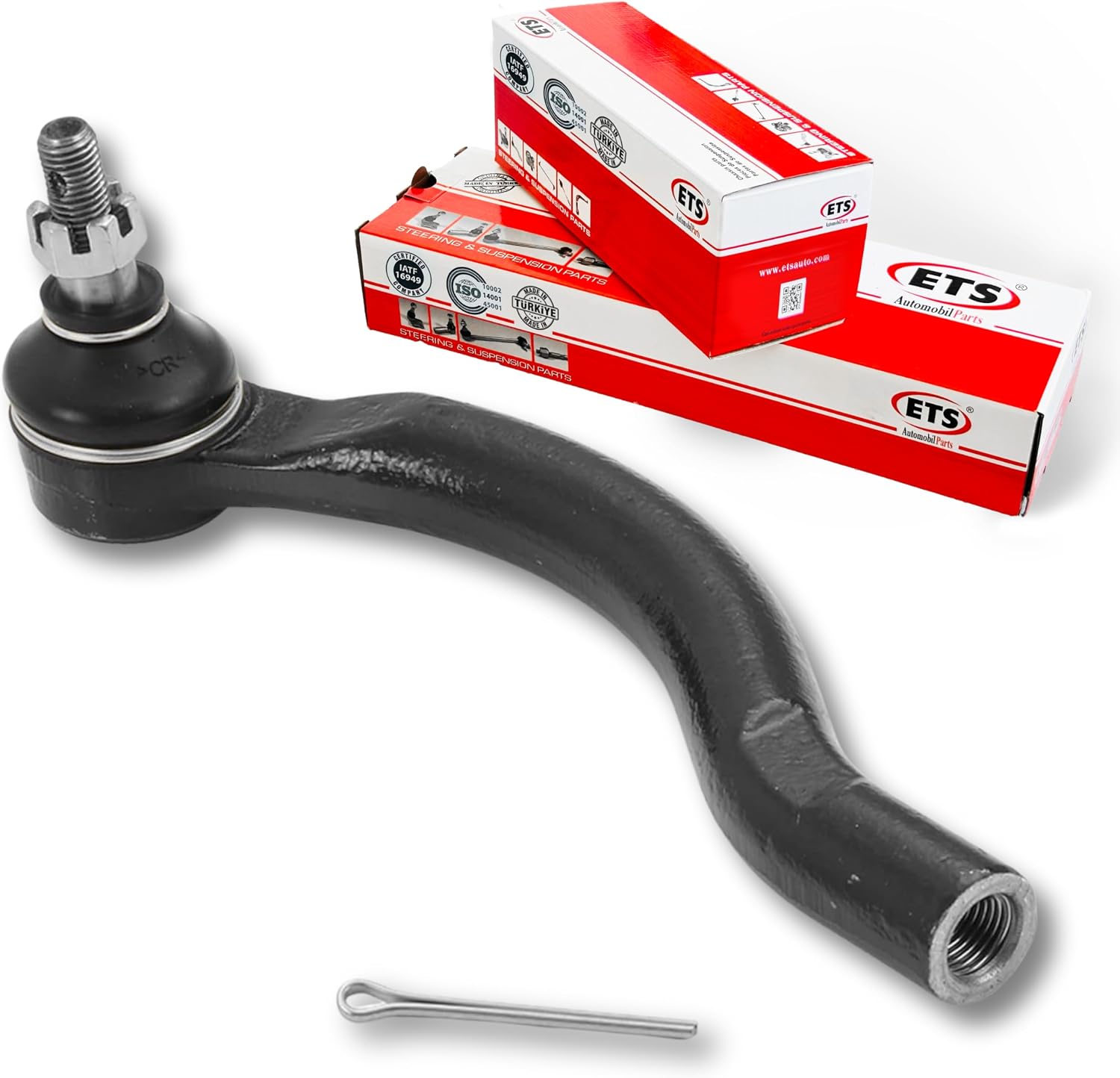 ETS 2Pc Front Left & Right Outer Tie Rod End Kit ES80287 ES80288 Fits Acura TSX 2004-2008, Honda Accord 2003-2007
