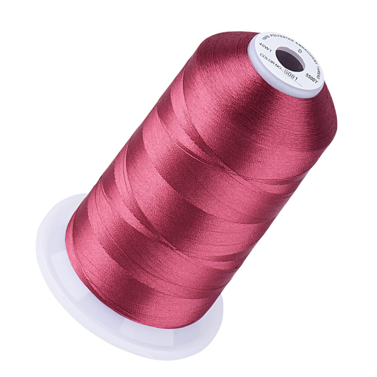 Simthread Embroidery Machine Thread 5000M 40WT Polyester, Logan Berry S081