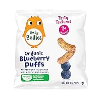 Vista 13 de Little Bellies Bocadillo orgánico de arándanos para bebés (paquete de 18 paquetes individuales de 0.42 onzas)
