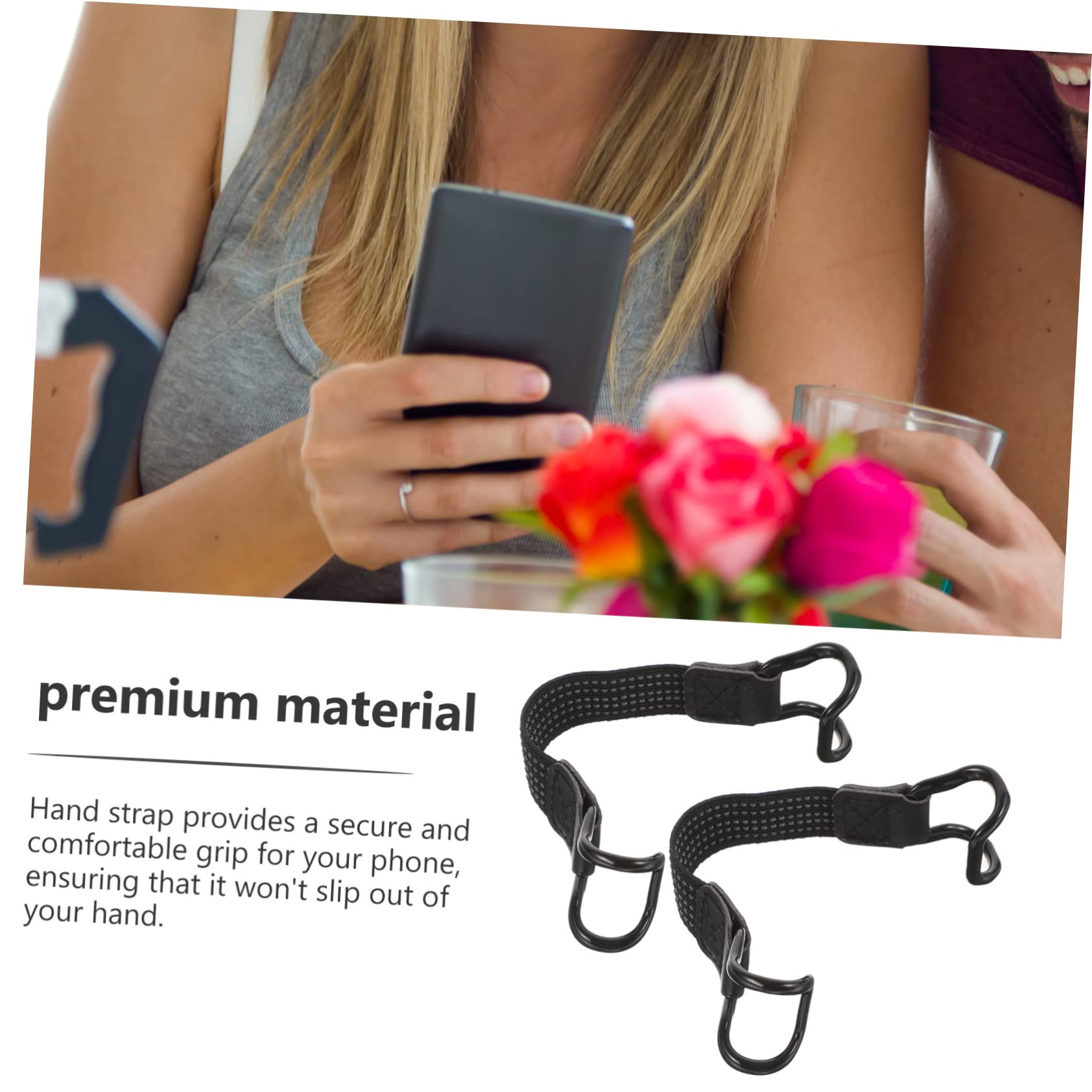 OSALADI 10pezzi Cinghie Elastiche Per Smartphone Di Porta Telefono Antiscivolo Per Uso Quotidiano e Viaggi e Leggero Maniglia Per Utilizzo Mano Accessorio Per Ambienti Esterni e Interni