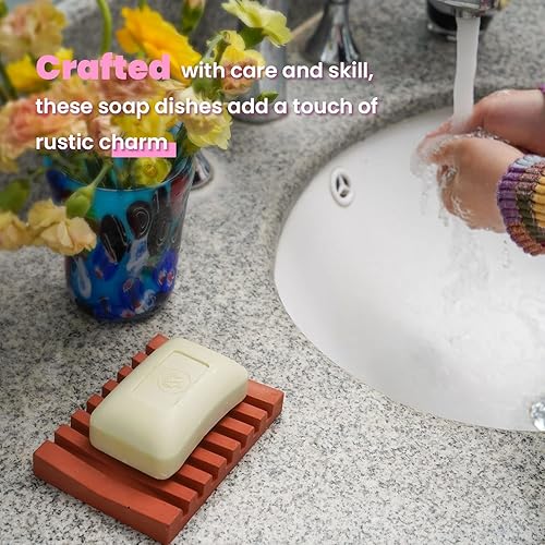 Miniatura 6 de BOOWAN NICOLE Molde de silicona para jabonera para bañoducha, barra de jabón con bandeja autodrenante
