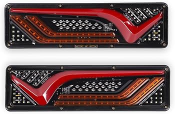 Amazon | Kanoan V字型 トラック LED テールランプ 左右セット 流れる Amazon | Kanoan V字型 トラック LED テールランプ 左右セット 流れる