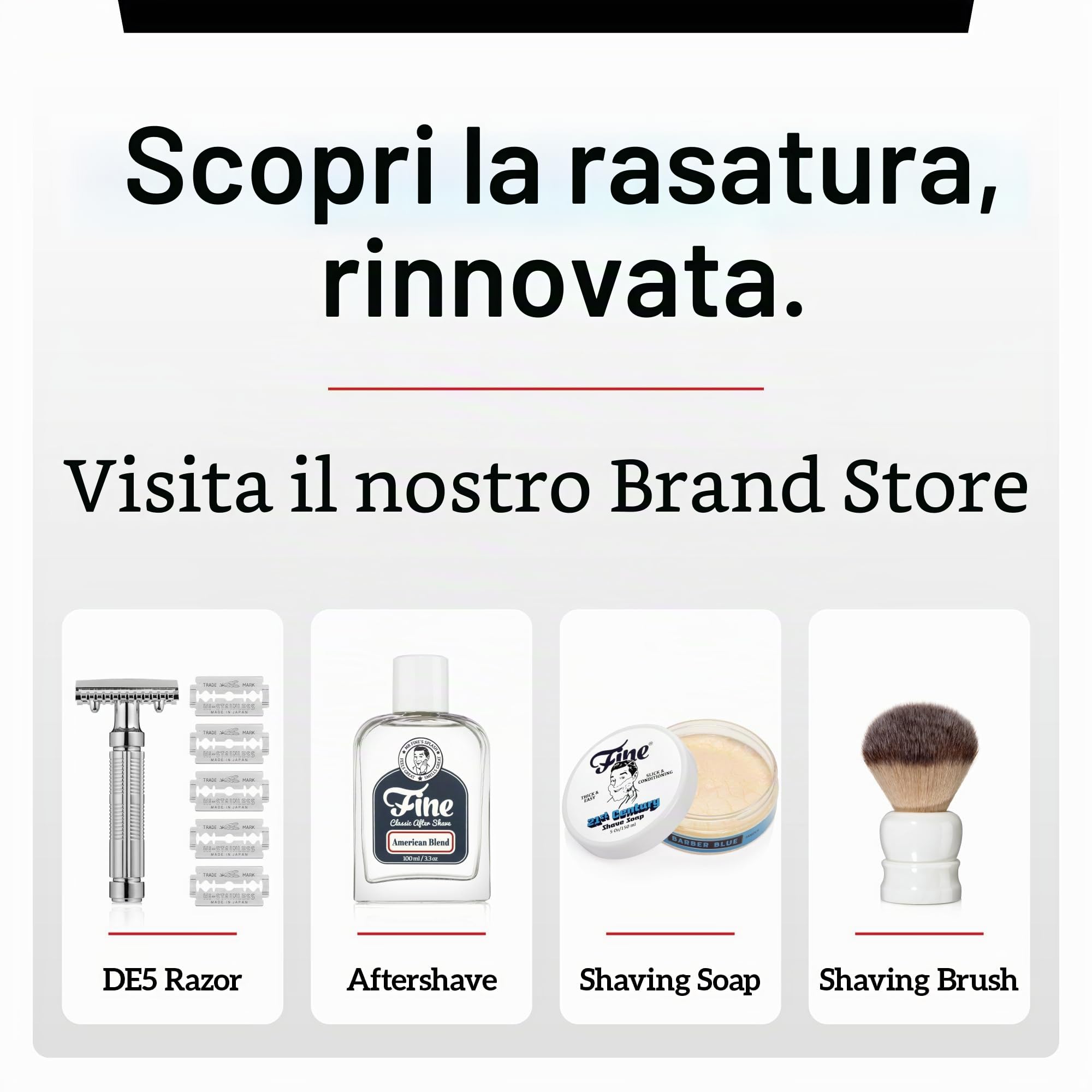 Fine SAPONE DA BARBA BARBER BLUE 21 ST CENTURY