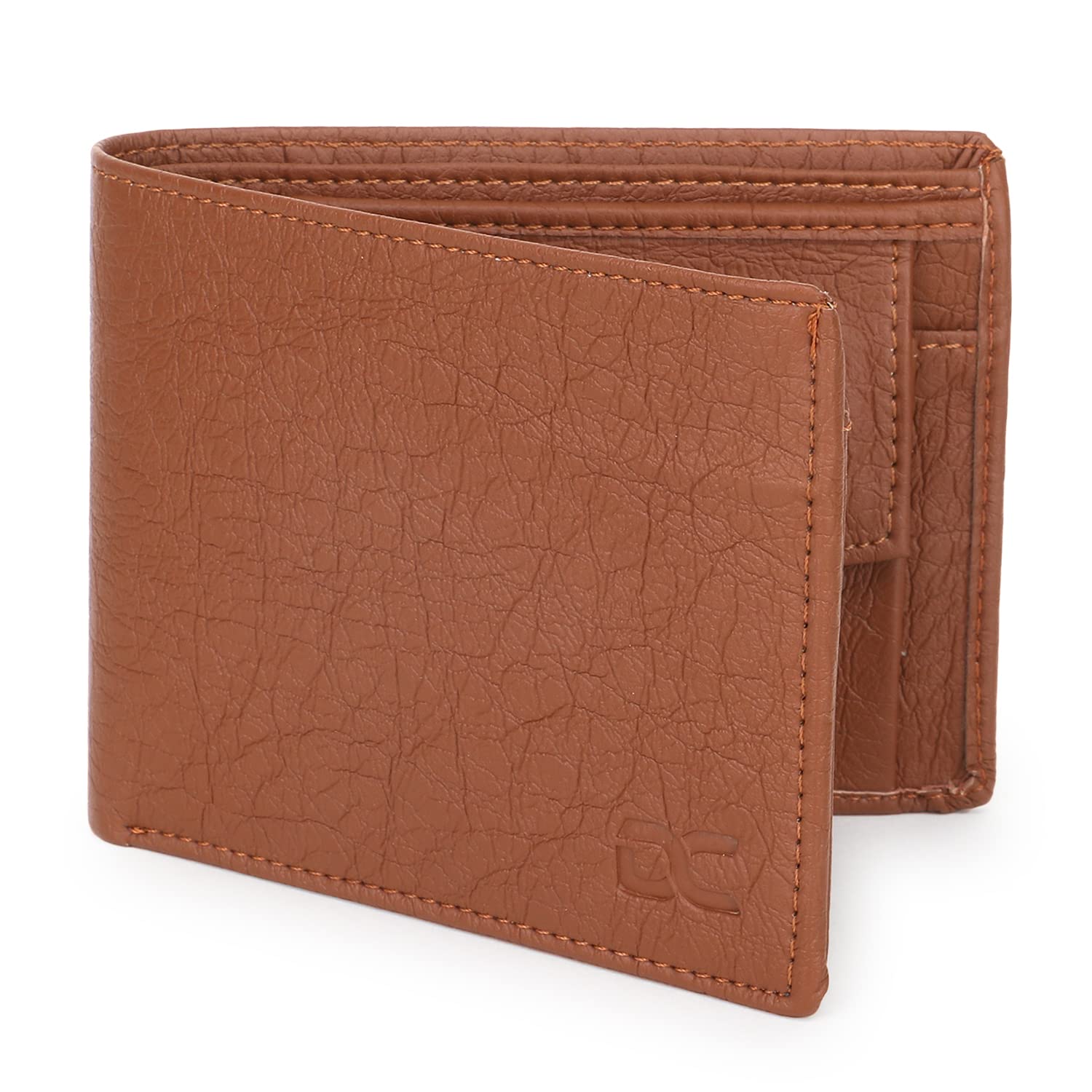 Men's Tan Artificial Leather Wallet Regular Size (6 Card Slots,Tan)-image-41