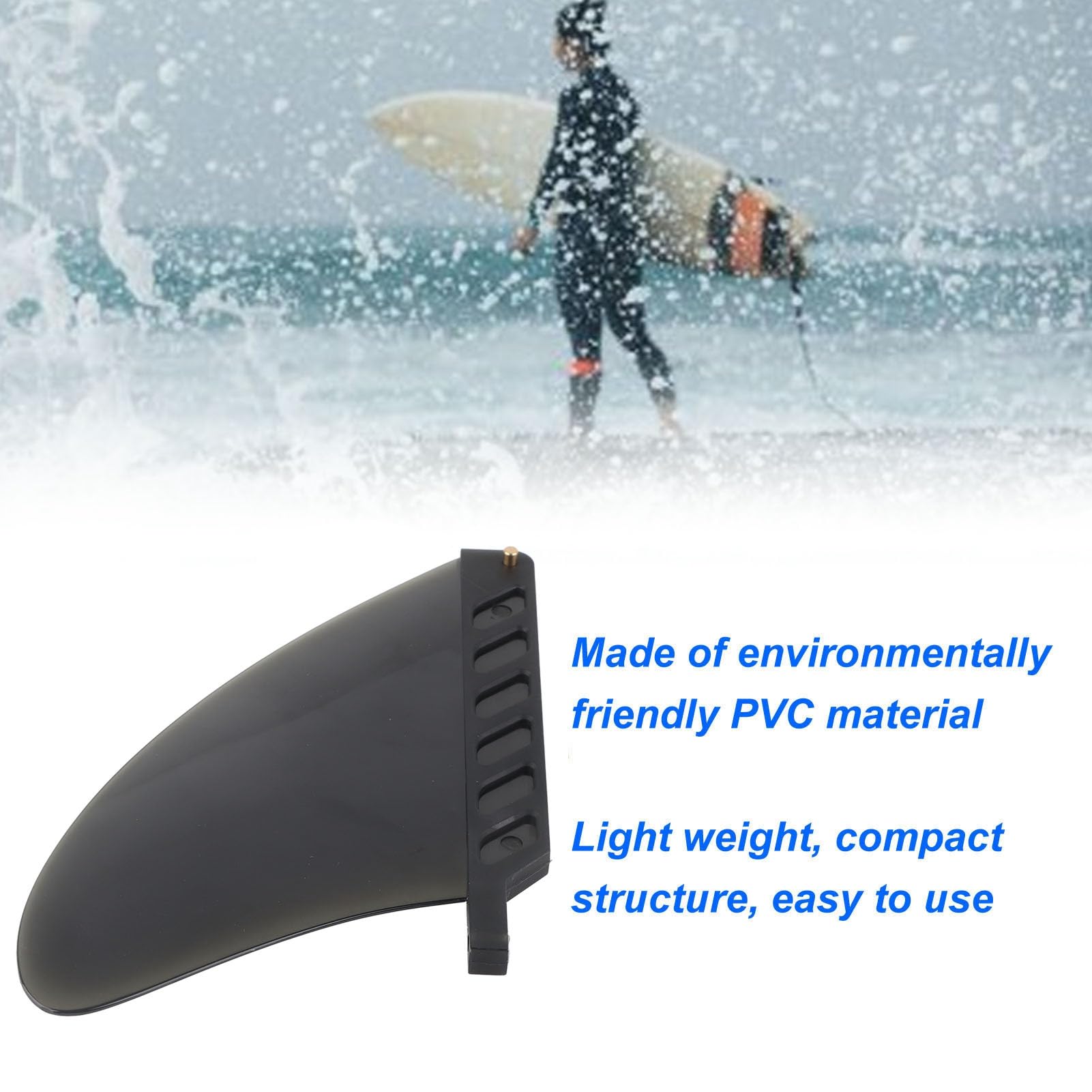 Lot De 5 Clips Pour Ailerons De Planche De Surf/Paddle - En PVC Avec Corde - 1.4x4.1cm - 7