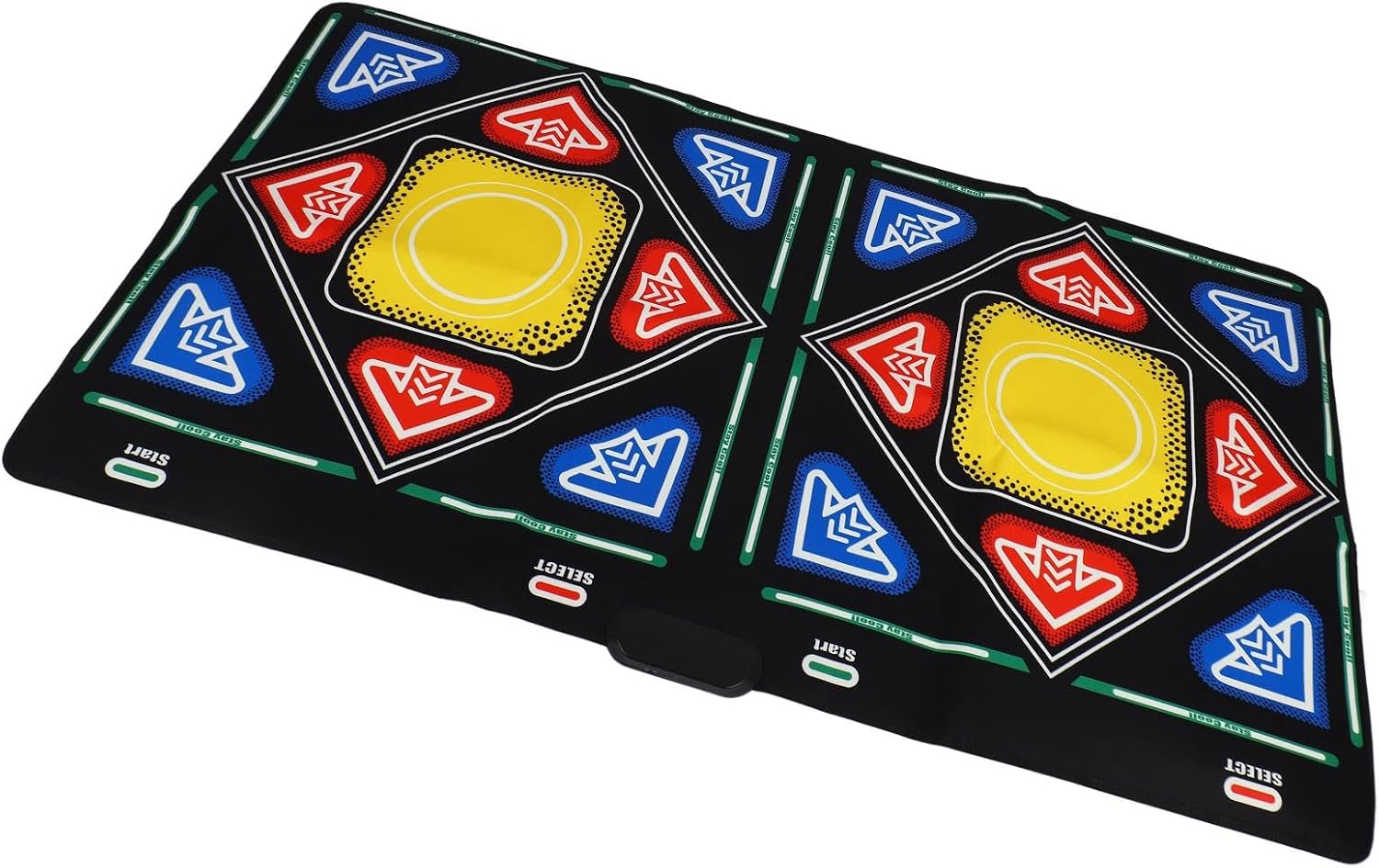 Double Dance Mat HD Multimedia Interface Improve Coordination Electronic Dancing Pad for TV Connection Hand Foot Can Suitable Children Available Electronic Improve Coordination