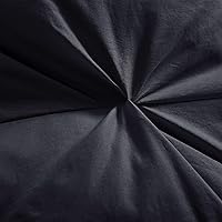 Vista 4 de Lujoso edredón de fibra de plumas de ganso para todas las estaciones, relleno de edredón de tamaño individual, exquisito diseño de pliegues