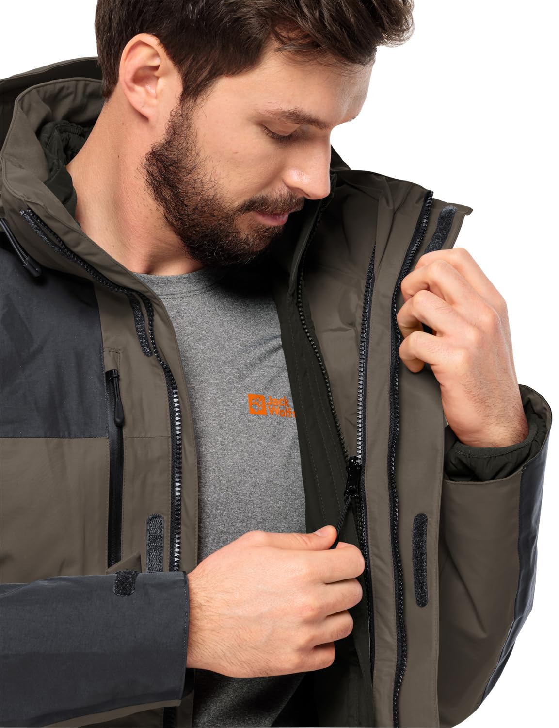 Jack Wolfskin Kurtka Mężczyźni Jasper 3in1 Jkt M
