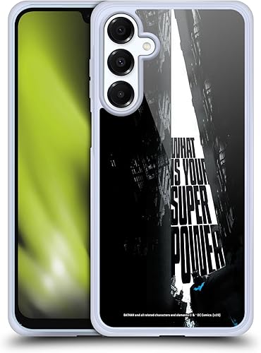 Head Case Designs Batman DC Comics Super Power Duality - Funda de gel suave con licencia oficial compatible con Samsung Galaxy A16 5G